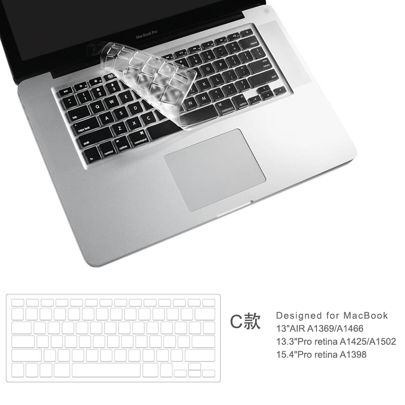 WiWU Macbook TPU Keyboard Protector Film Anti-oil Waterproof 1:1 Soft