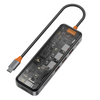 WiWU Transparent Design 7 in 1 Type C Cyber Hub for Macbook USB 3.0 HDMI PD Hub