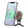 WiWU Magnetic Absorption Wireless Car Charger for iPhone 13 Pro 15W Transparent Fast Charging Mobile Phone Holder