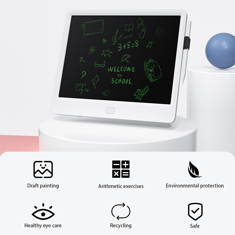 WiWU 13.5 inch LCD Writing Drawing Tablet for Kids Portable Learning Gift with Pencil Electronic Message Pad 