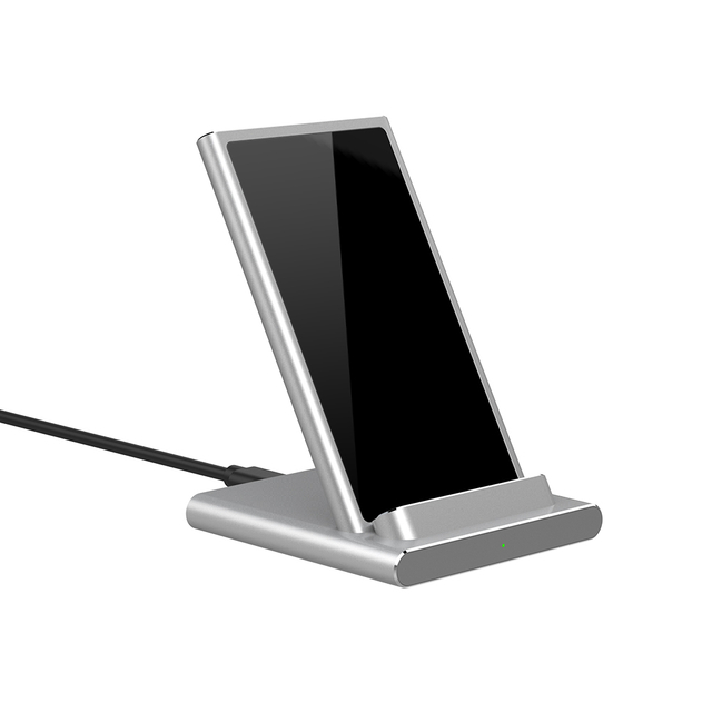 WiWU X6 2 in 1 Wireless iPhone Fast Charger Stand Dual Coil High-speed Aluminum Alloy Desktop