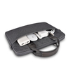 WiWU Minimalist Laptop Bag Water-Resistant Multi-Pockets Large Capacity Shoulder HandBag Black for Macbook 
