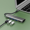WiWU Alpha A531H Data Transfer Usb- C Hub with 3 Usb 3.0 Port HDIM Port for Mobile Devices