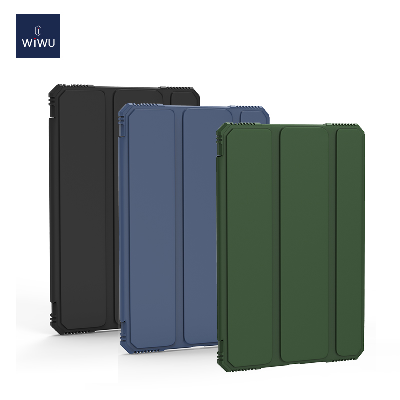 WiWU Alpha iPad Case with Pencil Holder Slim Folio Smart Auto Sleep/Wake Cover