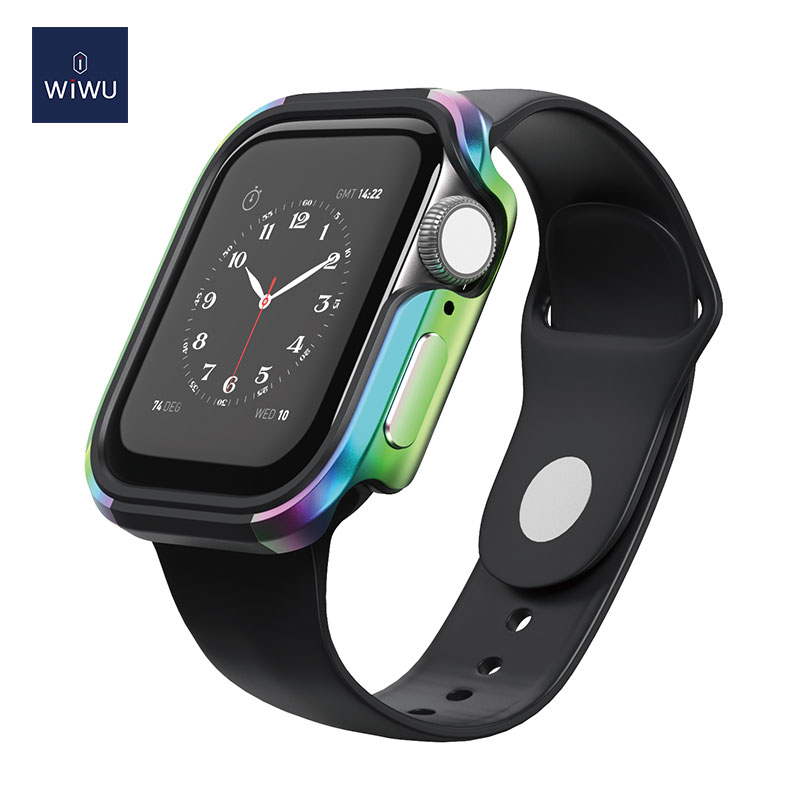 WiWU Defense Case Aluminum Alloy \u0026 TPU Frame Shockproof for 38-44mm Watch  Anti-scratch Full Protection iWatch Shell - Buy aluminum TPU shockproof case,  defense armor watch case, waterproof shockproof aluminum case Product