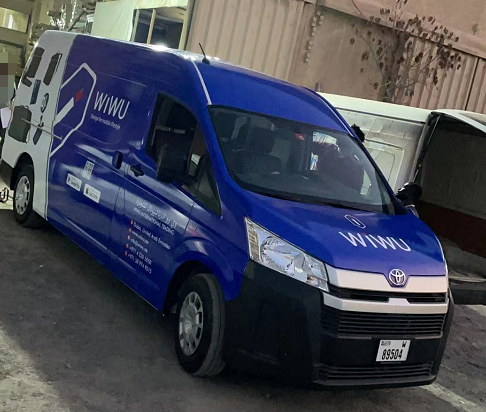 WiWU’s custom delivery vehicle is starting to hit the road!